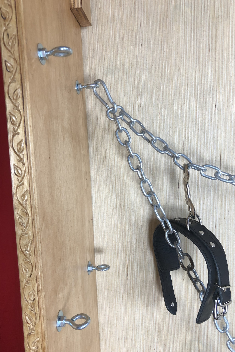 The twenty eye bolts provice many restraint options